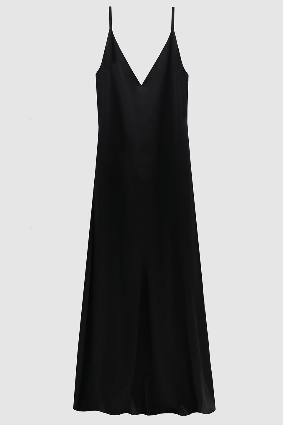 Black silk dress