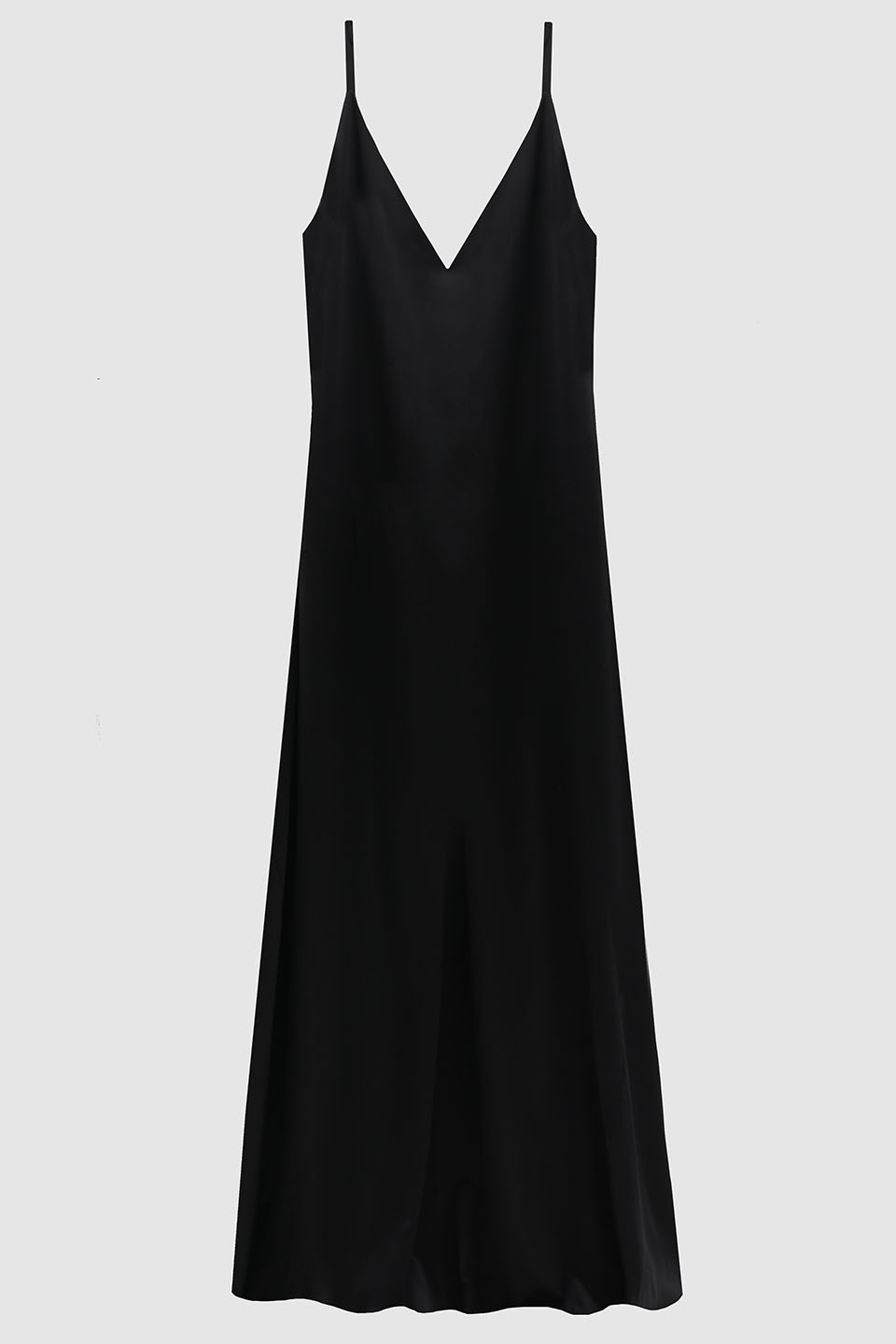 Jedwabna czarna  suknia